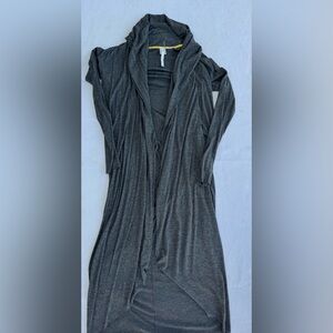 EUC Anthropologie Left Coast Gray Long Sleeve Cardigan M